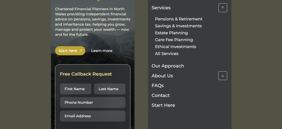 website redesign